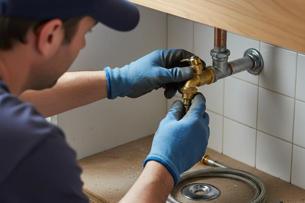 Shutoff valve and fitting work during Emergency Plumbing in Ardsley On Hudson